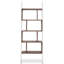 Bibliothèque présentoir en bois H 71 "à 5 tablettes Akyrie