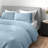 Cotton Solid Colour Duvet Cover Set with Pillowcases-30283305-30283299