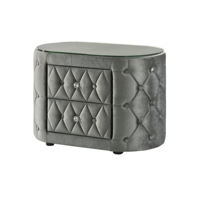 Table de chevet Voltare - gris