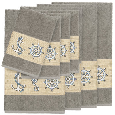 Easton 8 Piece Turkish Cotton Towel Set