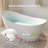 66 Inch,68-Gallon Freestanding Soaking Bathtub, 100% Pure Virgin Acrylic With Drain And Overflow,Glossy White