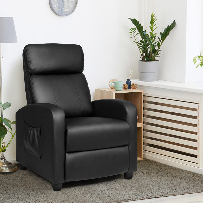 Katonya 68cm Wide Faux Leather Standard Recliner