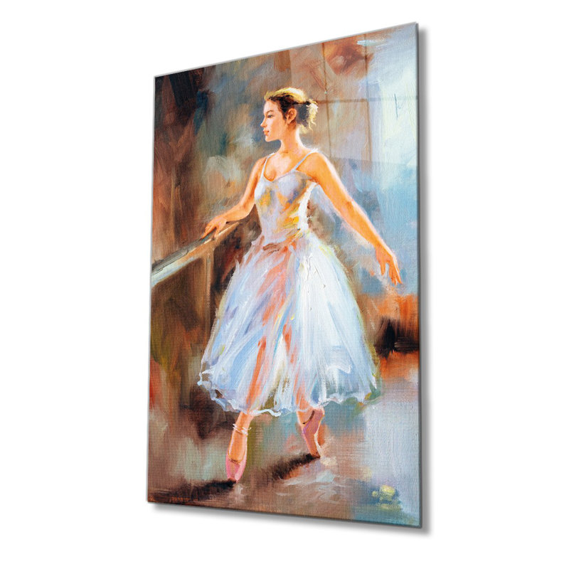 Superbe peinture décorative en verre trempé de 23,6 po x 35,4 po | 100% verre trempé, épaisseur: 0,16 pouce | Parfait pour la décoration intérieure, l'esthétique moderne et l'art mural élégant
