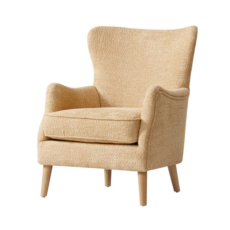 Upholstered Accent Chair, Camel