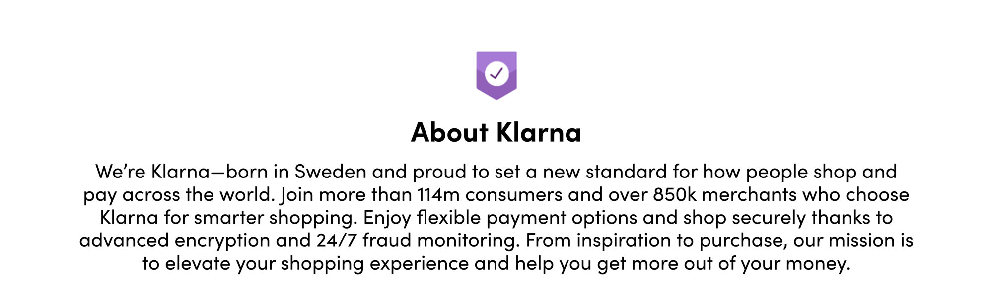 About Klarna