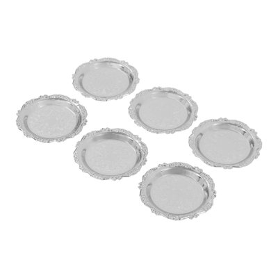 6pcs Round Serving Trays