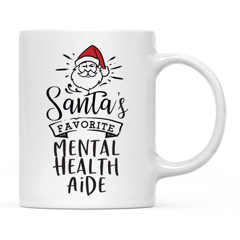 Tasse à café « favorite health aide » du père noël