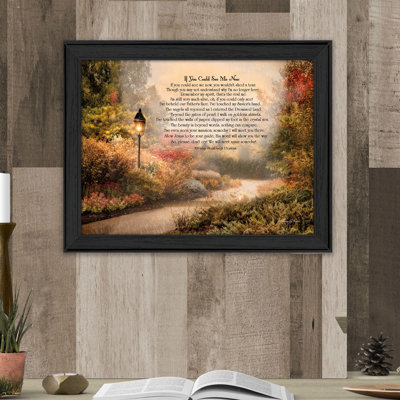 If You Could See Me Now Framed Wall Art for Living Room Home Wall Décor by Robin-Lee Vieira