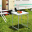 Table de camping pliante Outsunny de 23 po avec hauteur réglable (table incluse seulement)-656426836-656426838-656426832
