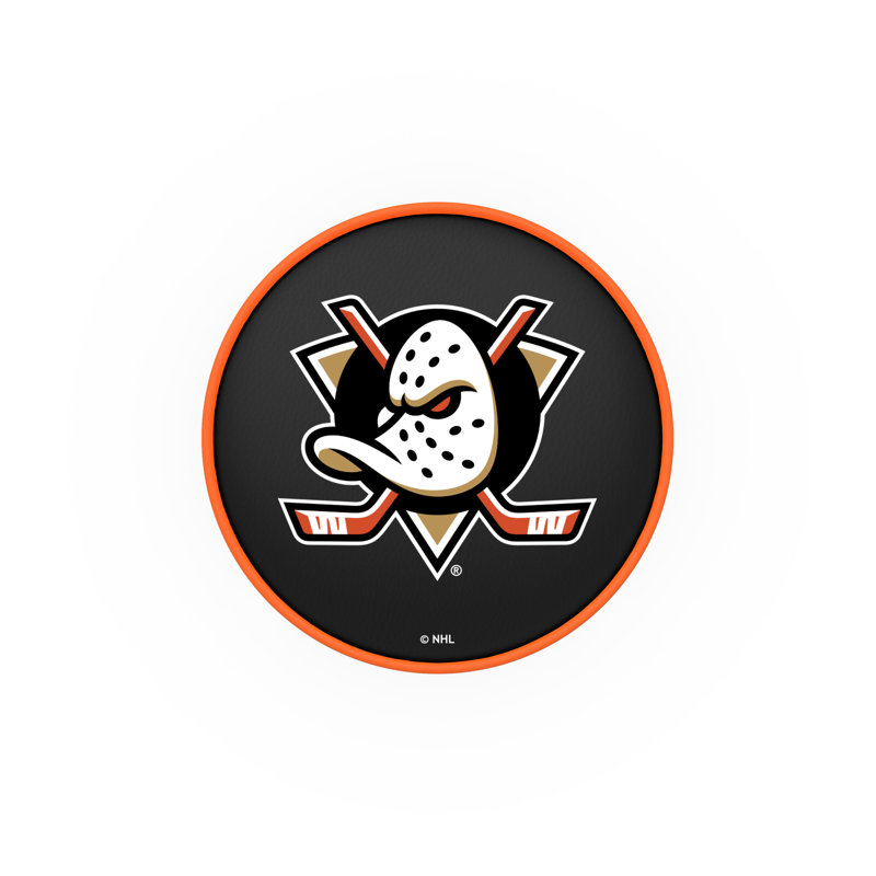 NHL Bar & Round Counter Stool, Counter Stool (25" Seat Height), Anaheim Ducks