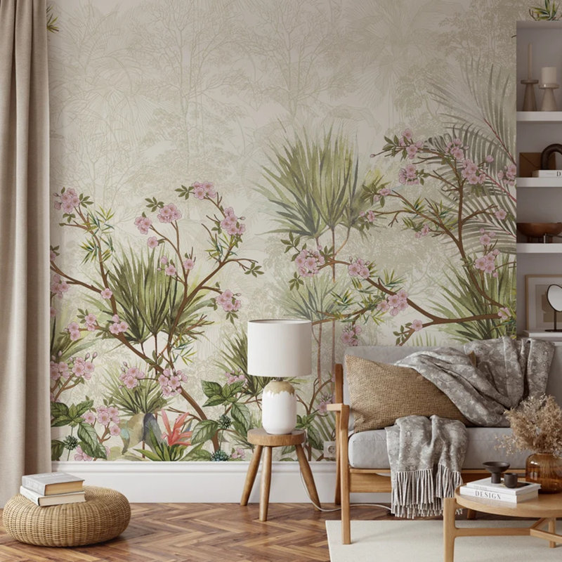 Blossom Canopy In Spring Garden, 160" L x 108" W