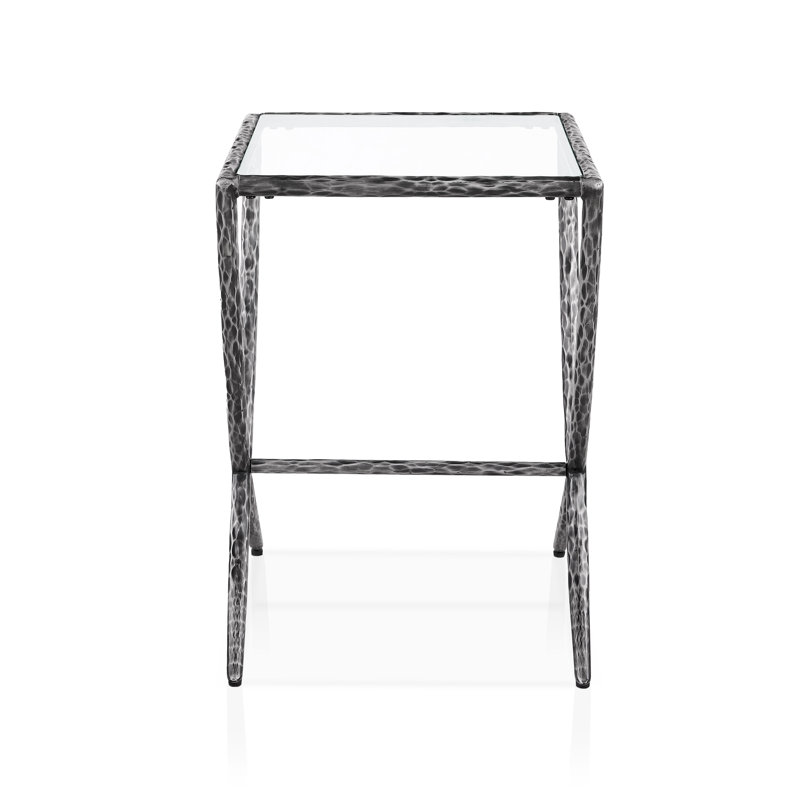 Table d'appoint Mathis, Gris mat