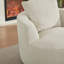 Fauteuil demi-tonneau pivotant rembourré-378864891