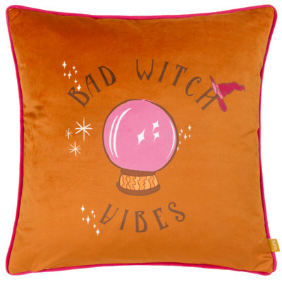 Abstract Pumpkin Square Throw Cushion