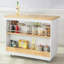 Oceane Solid Wood Top Kitchen Cart