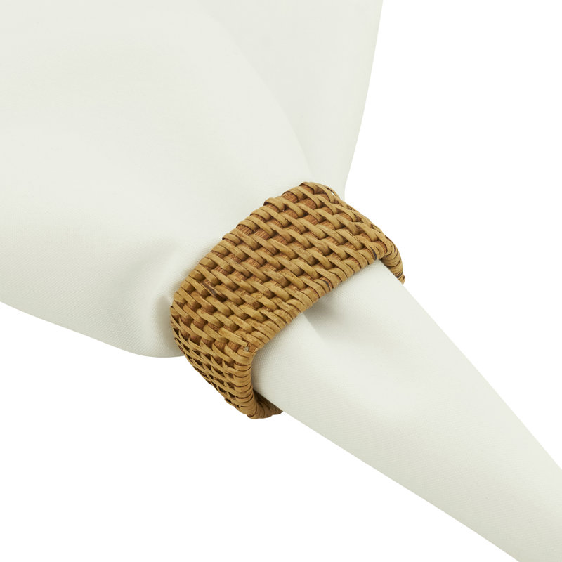 Napkin Ring Set, Caramel