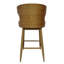 Paire de tabourets de bar de style Mid-Century gris