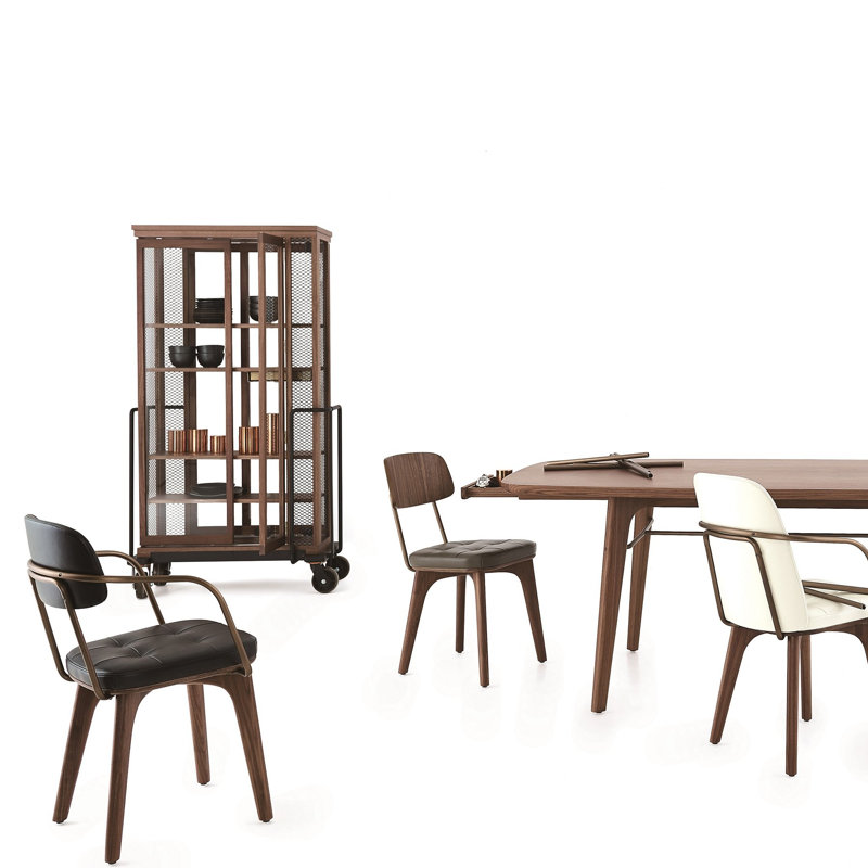 Utility Leather Arm Chair