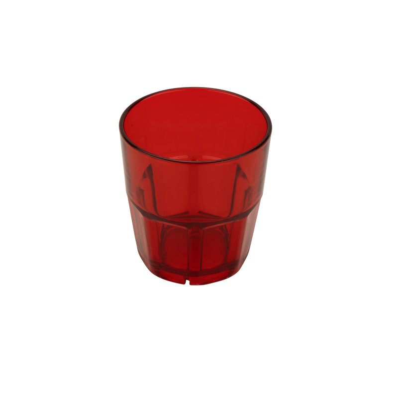 Le GE Ensemble de verres en verre 4 pièces, 9 oz, Rouge