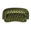 Causeuse Chesterfield, velours performance vert olive-130934314