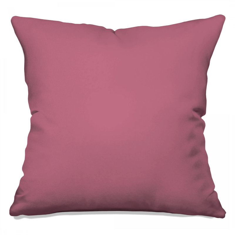 Solid Pink Background Double Sided Throw Pillows, 16 x 16 inches