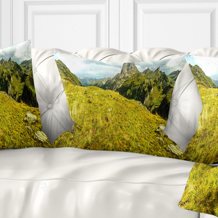 Coussin Landscape, 18 po x 18 po, Coussin décoratif