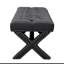 Banc rembourré en lin 45 po Lovell-833021270