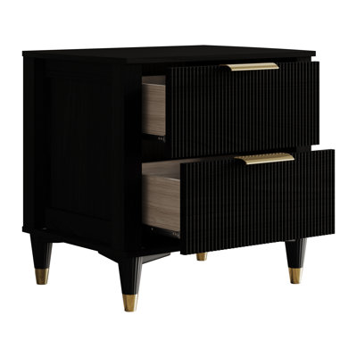 NIGHTSTAND IN BLACK