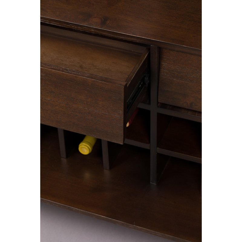 Solid Wood Bar Cabinet