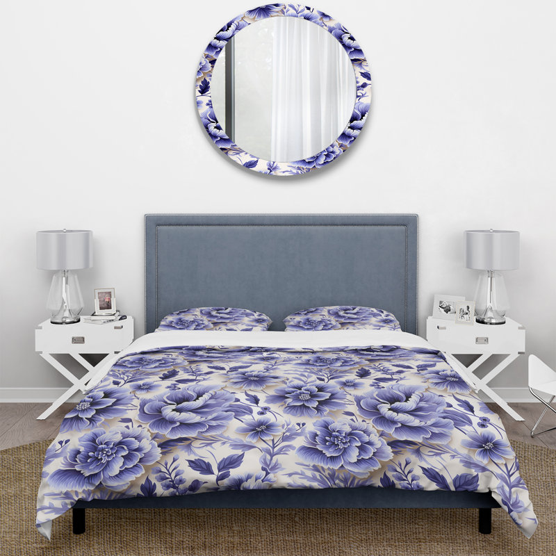 Ensemble de housse de couette Paisley, Housse de couette pour grand lit et 2 taies décor