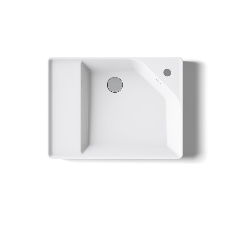 Spacity 24 In. Fireclay Vanity Top With Integrated Square Sink