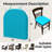 Outdoor Cushions For Patio Furniture Set Of 4, 17 X 16 X 3 Inch Waterproof Outdoor Chair Seat Cushions,  D-shape With Non-slip Tie-481420272