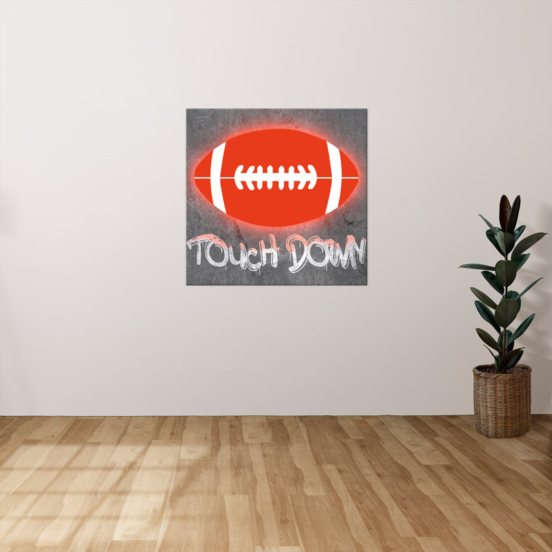 "Touchdown" by CAD Designs Print on Canvas, 36" H x 36" W x 1.5" D