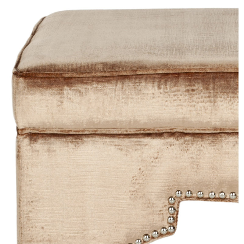 Campbell 54.1cm Wide Ottoman, Mink Brown