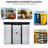 Outdoor Metal Shed For Lawn, 8 Ft X 6 Ft, With Resistance & Ventilation System Shed, Window Shelf, Spacious Convenient-124311247