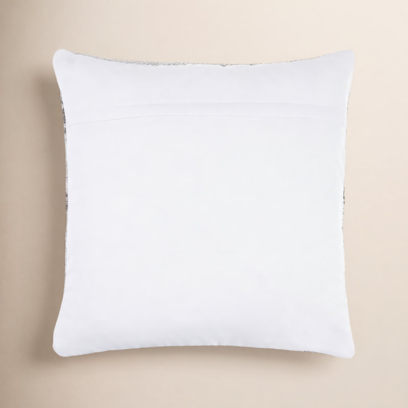 Weaver Striped Polyester Throw Pillow, 18" x 18", Polyester/Polyfill