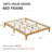 Solid Rubberwood Platform Bed-1136755662-1136755667
