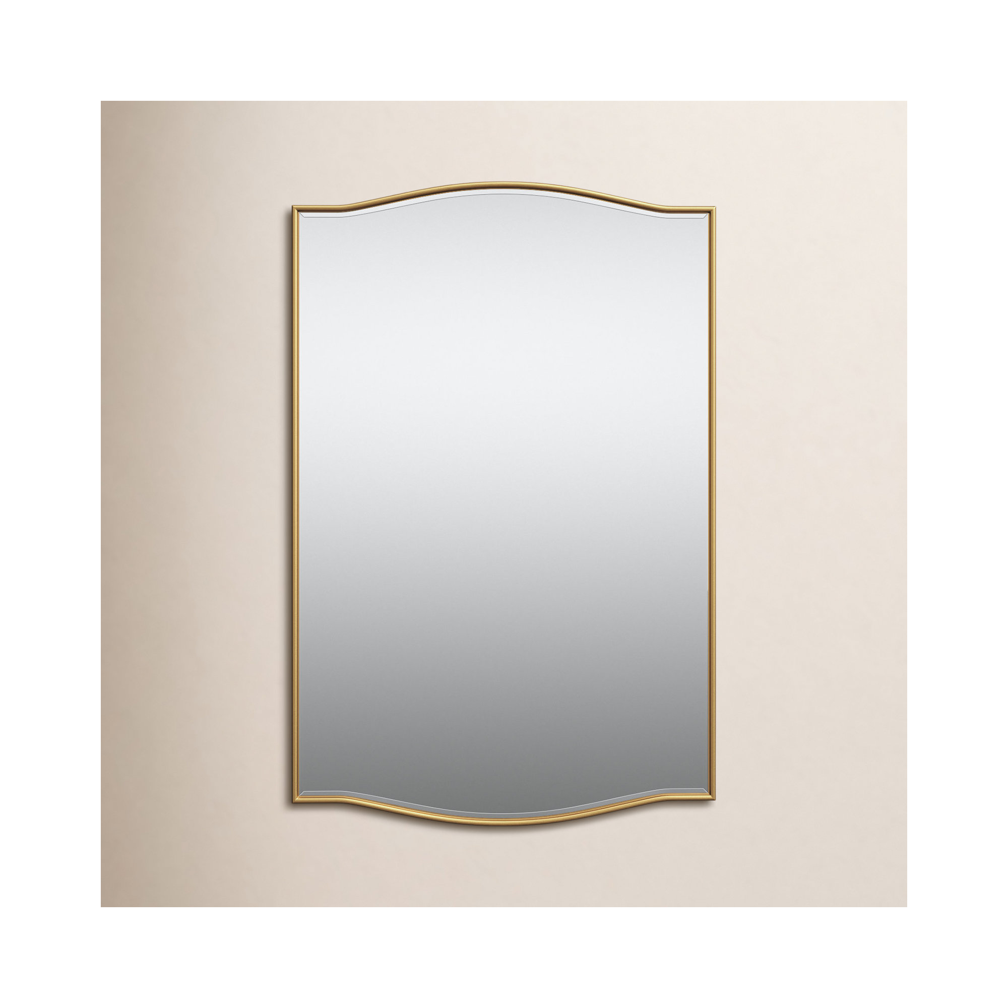 Meagan Mirror, Gold, 30" x 20"
