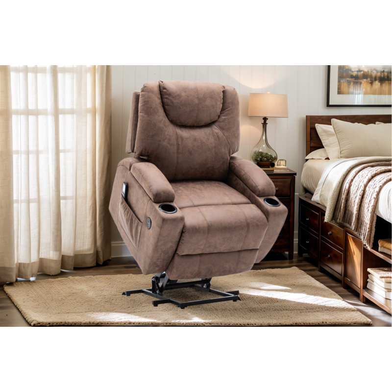 Fauteuil inclinable Jayace, Brun clair