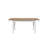 Kinsler Rubberwood Solid Wood Dining Table