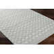 Lavande Plaid Wool Area Rug
