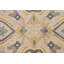 Tapis népalais oriental unique en laine à teinture végétale noué à la main 8 pi 9 po x 8 pi 9 po