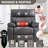 Leatheraire Heat Massage Dual Motor Infinite Position Up To 350 LBS Large Electric Power Lift Recliners With Hidden Cup Holders, Power-Remote, Medium-Firm And Heavy Duty-750220520