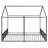 21 Metal Twin House Beds, Black, & Safe Platform Design 2 Shared-167176139