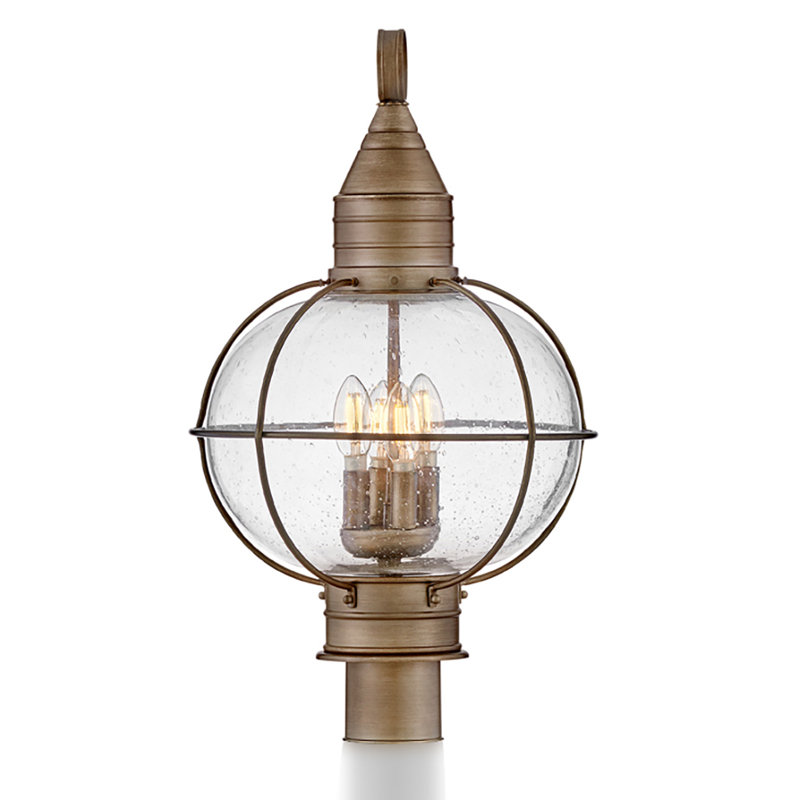 Cape Cod 13.75-in 4-Light Outdoor Post/Pier Mount Onion Lantern