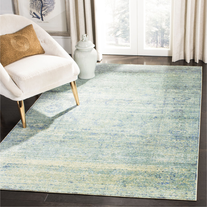 Tapis vert abstrait Mailelani, Rectangle 4 pi x 6 pi