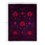 Tapis unique en laine 4 pi 3 po x 5 pi 6 po Huckstep
