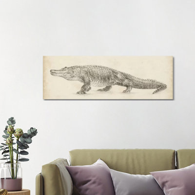 Reproduction d’art sur toile « alligator sketch » par Ethan Harper