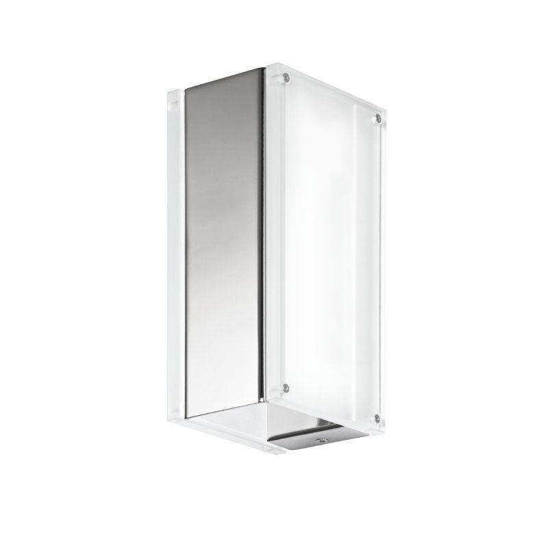wall lamp 8x20 cm - 1 light, Chrome
