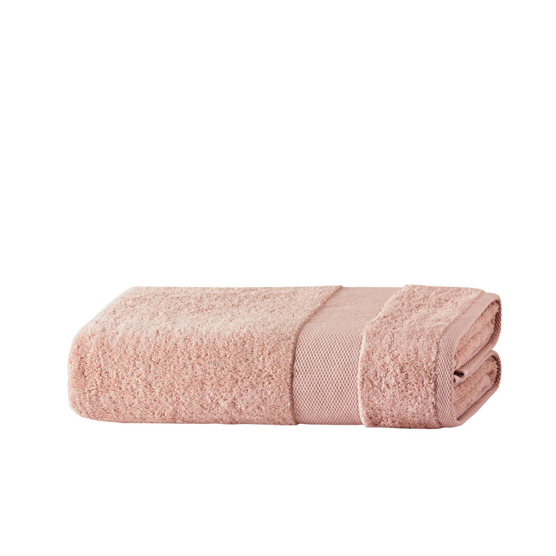 Anissah Midweight Bath Towel, Pink
